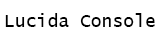 Lucida console