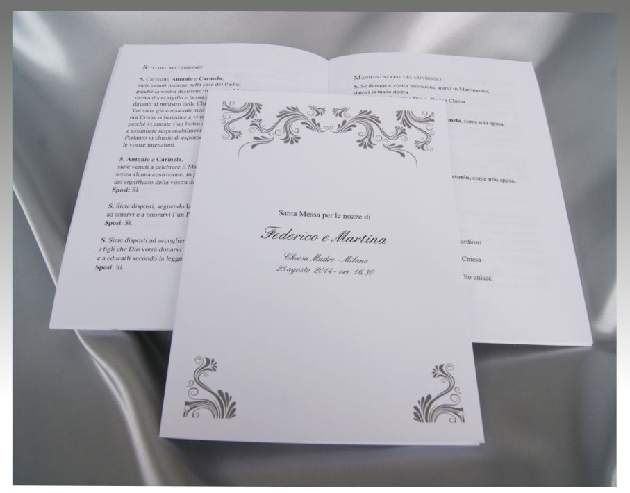 libretti matrimonio LIBRETTO NOZZE CL27