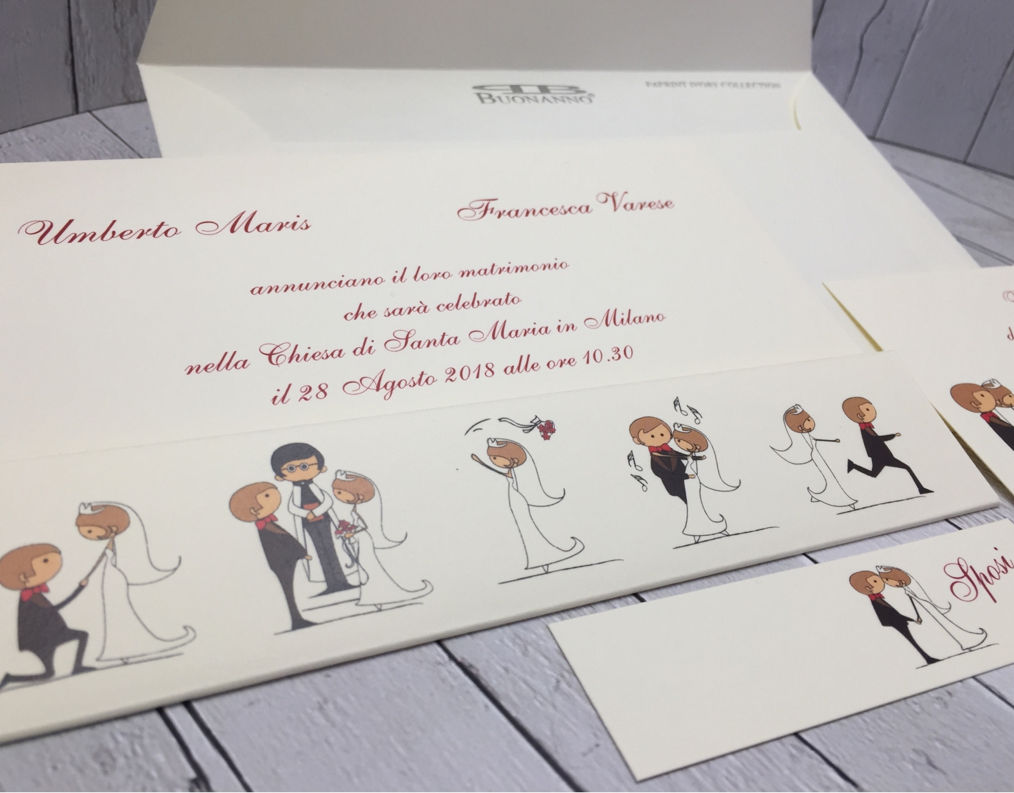 inviti matrimonio spiritosi_product SET PARTECIPAZIONE NOZZE C014