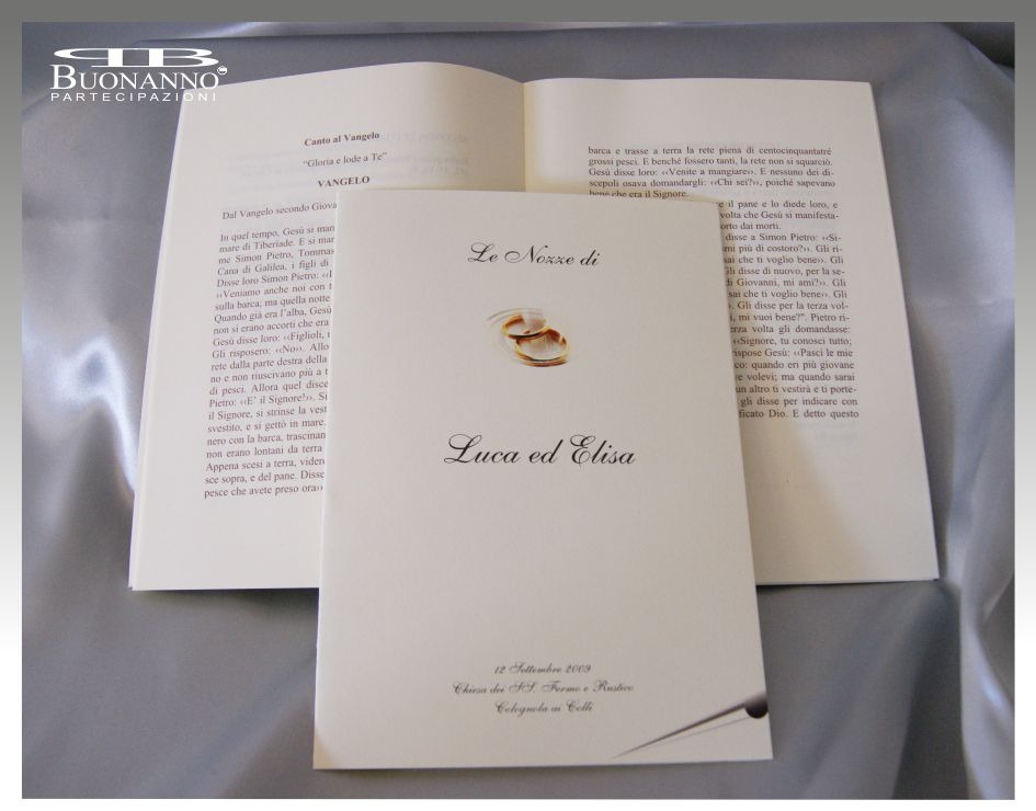 messalini nuziali LIBRETTO NOZZE SL29